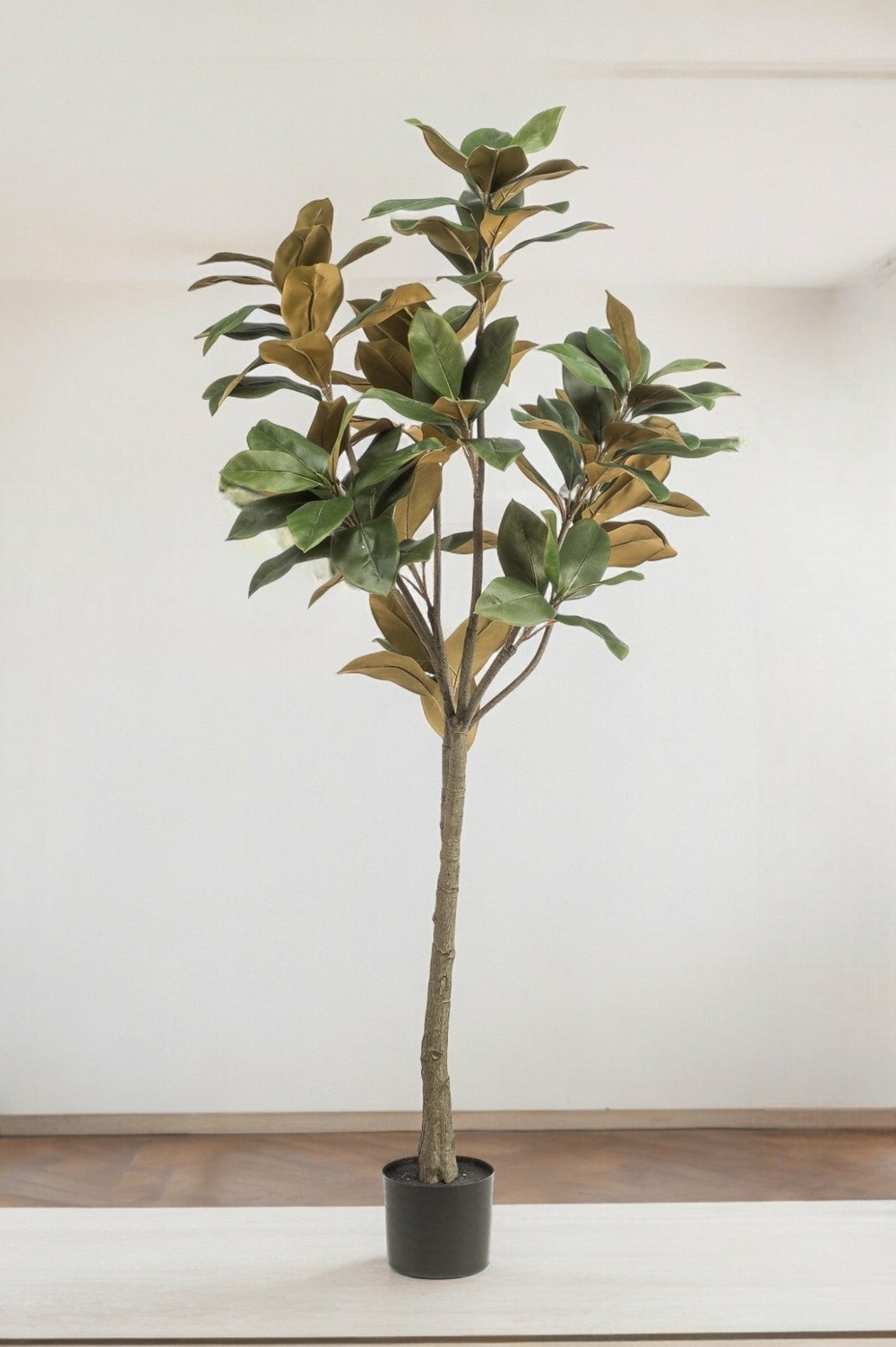 Magnolia grandiflora plante artificielle - h150cm, ø15cm