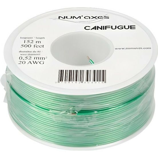 Bobine de fil 0,52 mm² x 152 m clotûres anti fugue