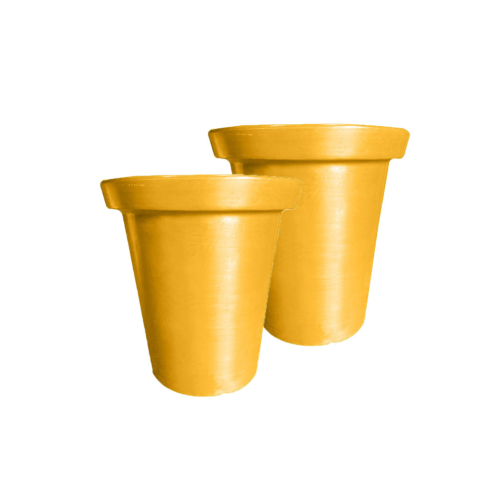 Pot de fleurs rond xxl delight 760l-lot de 2