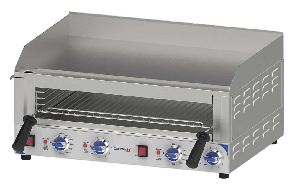 Plaque à snacker avec toasteur intégré 700 - casselin