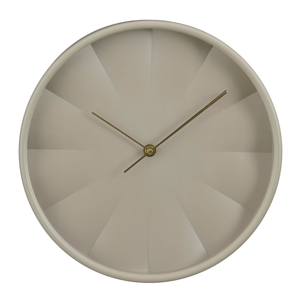 Mica decorations tikki bo horloge murale 30 cm - affichage analogique avec pile incluse - modèle rond en polystyrène - décoration
