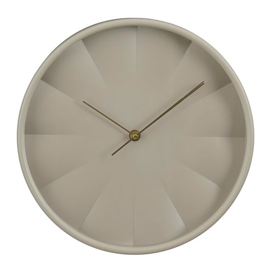 Mica decorations tikki bo horloge murale 30 cm - affichage analogique avec pile incluse - modèle rond en polystyrène - décoration