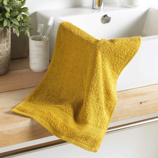 Serviette de toilette invite 30 x 50 cm colors miel
