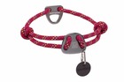 Collier discret de corde réfléchissant knot-a-collar™. Couleur: hibiscus pink (rose), taille: m (36-51cm)