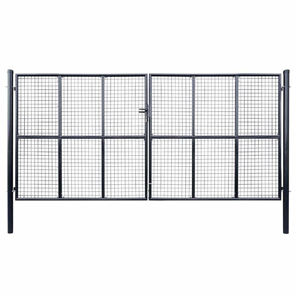 PORTAIL EN MAILLE DE JARDIN 7-(864191)