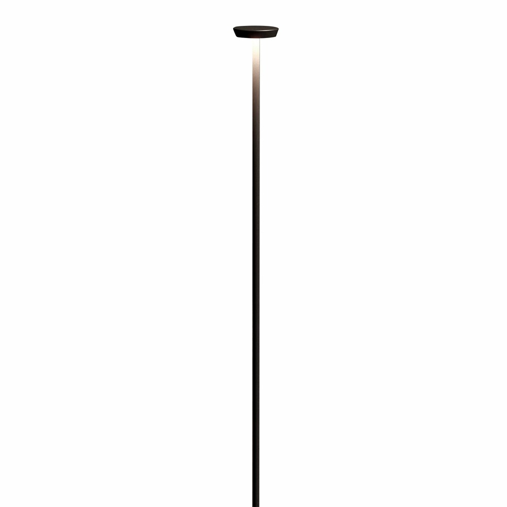 Lampadaire solaire en aluminium pin midi h148cm
