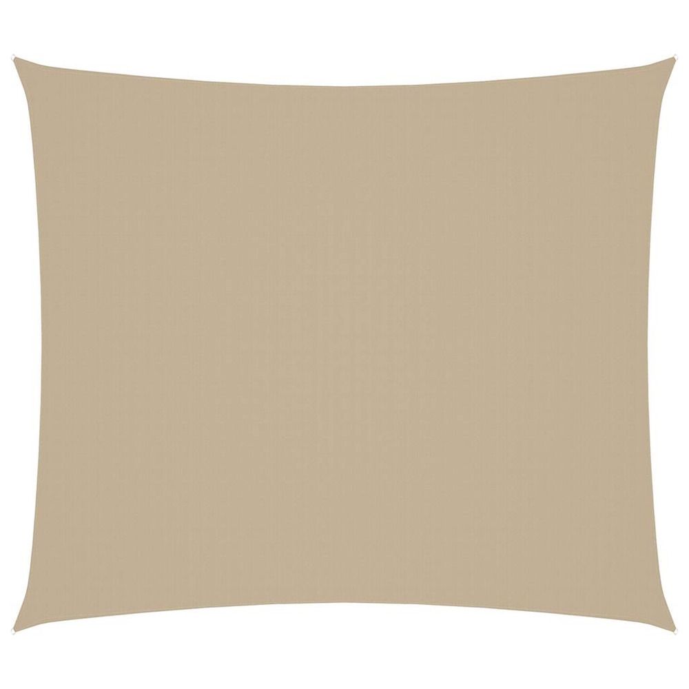 Voile de parasol tissu oxford rectangulaire 2,5x3 m beige