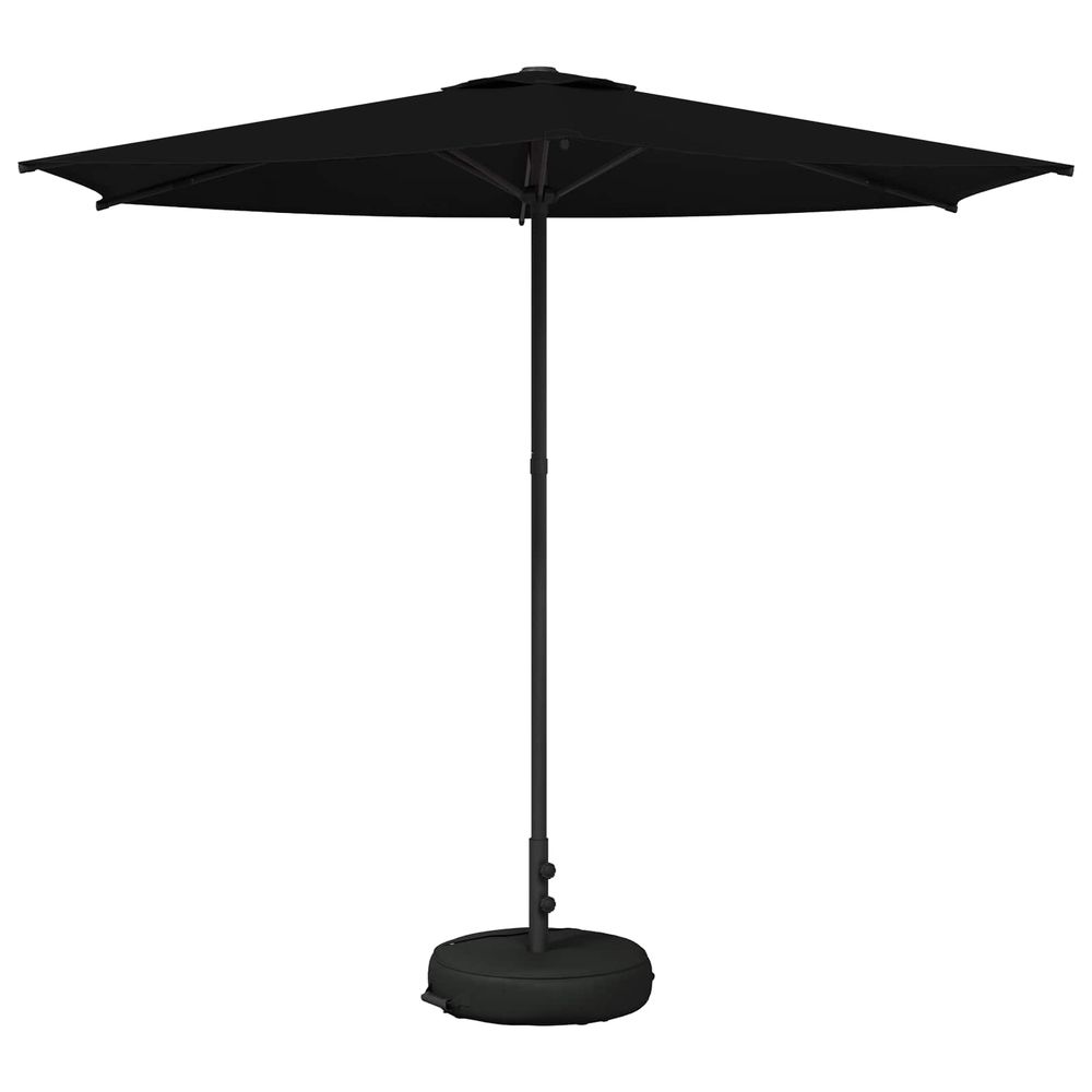 Parasol de jardin avec base 270 x 270 cm polyester