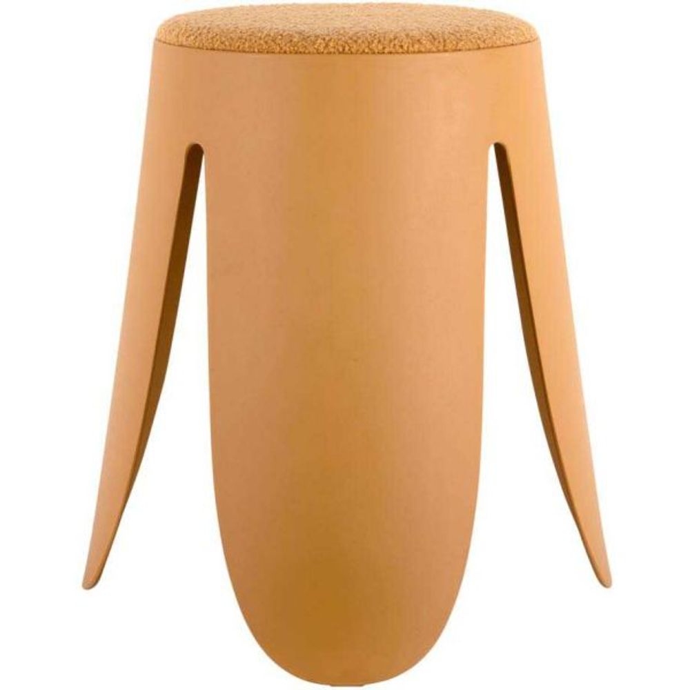 Tabouret en polypropylène savor ocre