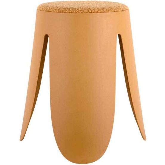 Tabouret en polypropylène savor ocre