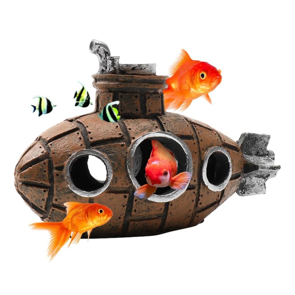 Ornement d'aquarium en résine