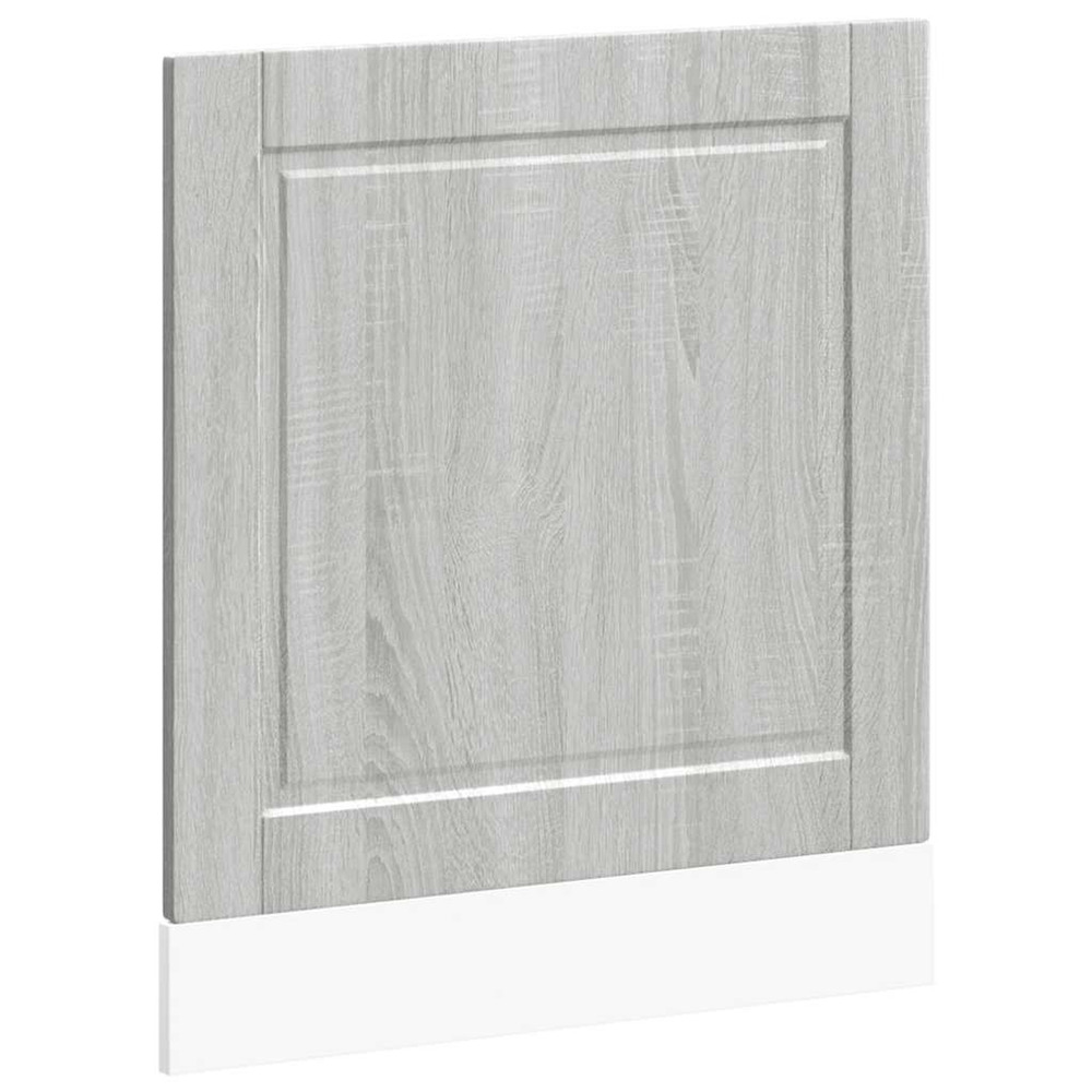 Panneau de lave-vaisselle porto sonoma gris 60x1,5x67 cm