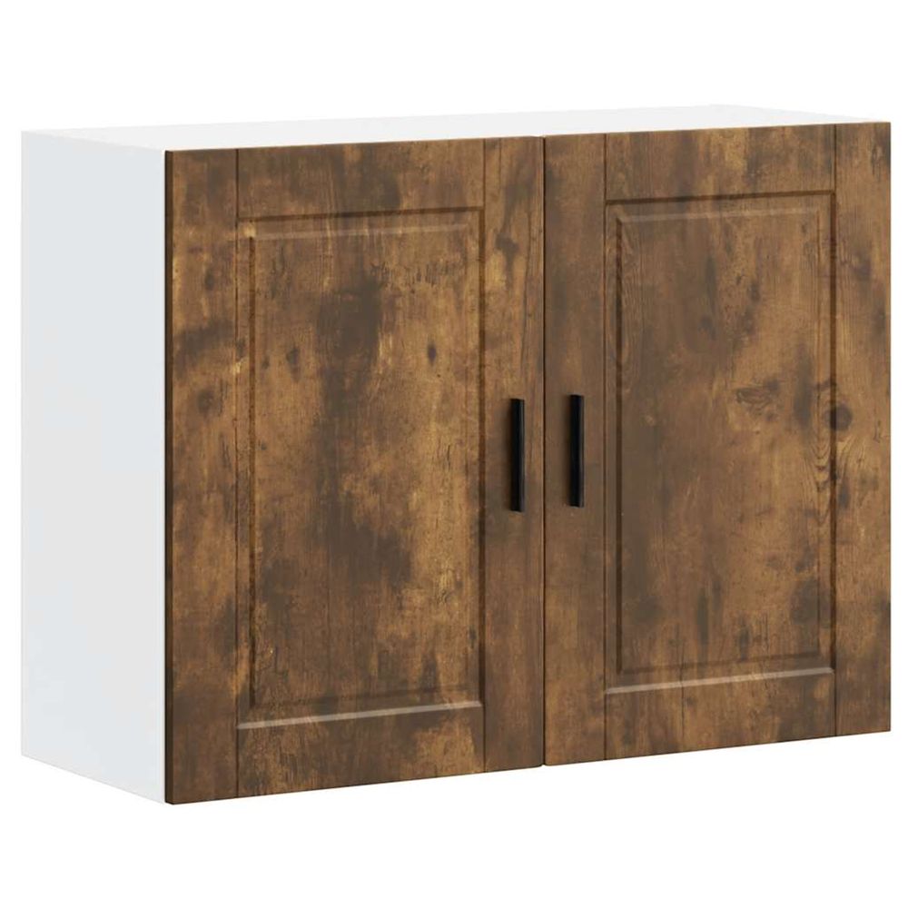 Armoire murale de cuisine porto chêne fumé bois d'ingénierie