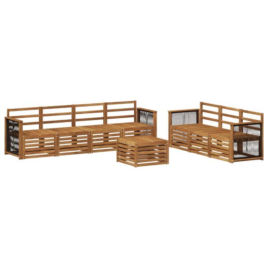 Ensembles de canapés 8 pc bois d'acacia massif