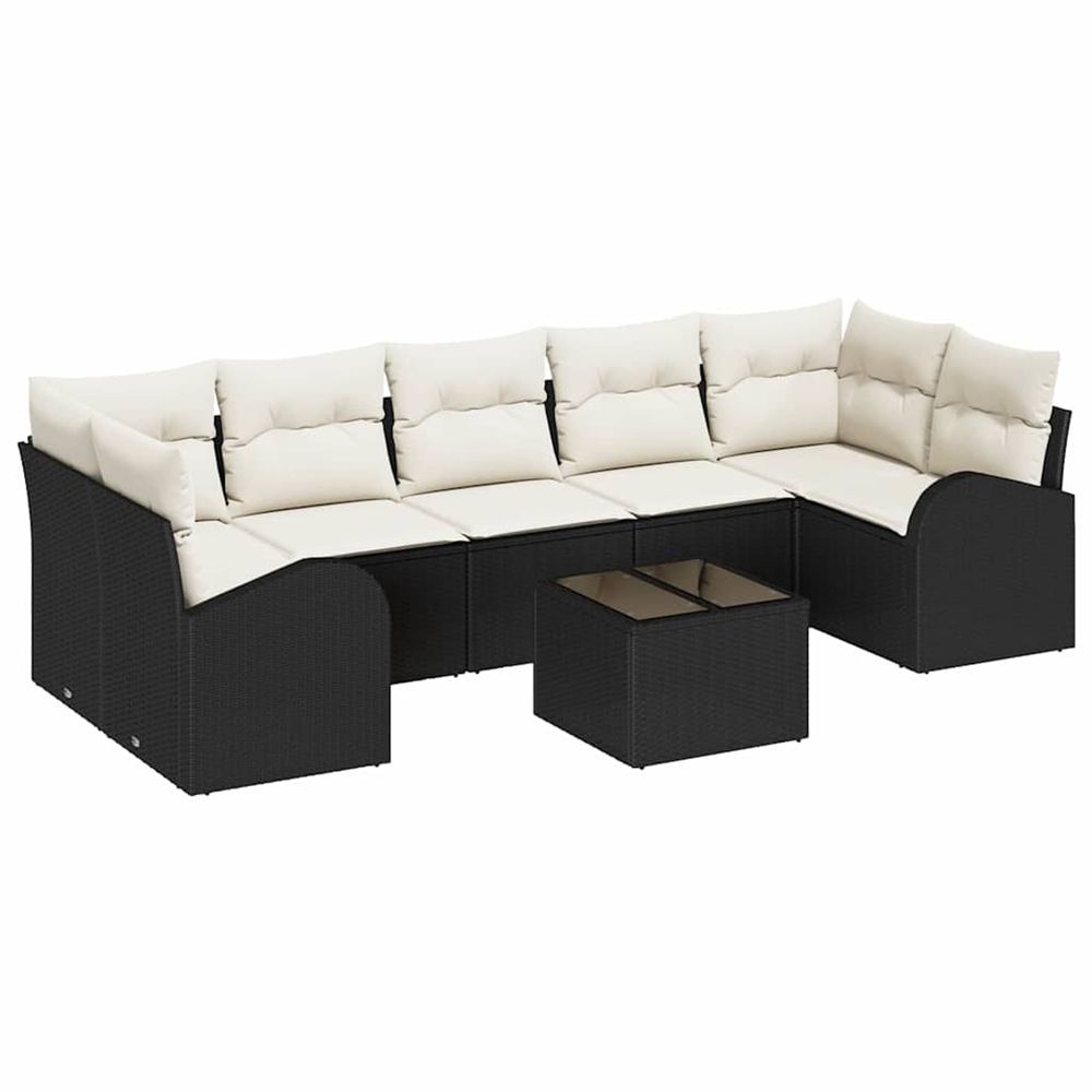 Ensemble de canapé de jardin 8 pc 7-nombre de places