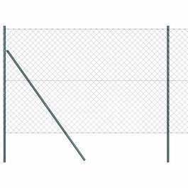 Poteau de clôture. Gris 100 x 0,8 m (maillage de 25 mm) | Leroy Merlin Poteau de clôture. Gris 100 x 0,8 m (maillage de 25 mm) | Leroy Merlin
