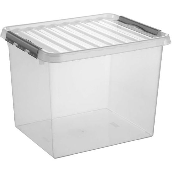 Boîte de rangement en plastique q-line 52 litres