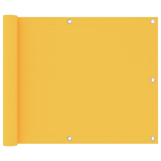 Écran de balcon jaune 75x300 cm tissu oxford