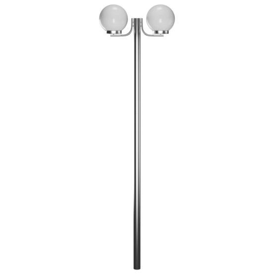 LAMPADAIRE DOUBLE BOULE 220 CM-(865466)