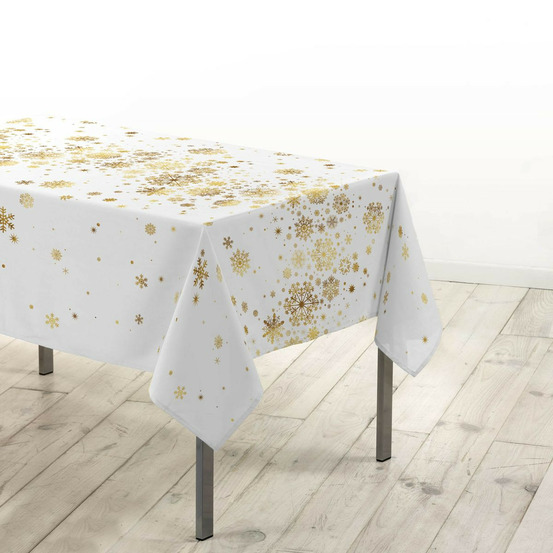 Nappe imprimé métallisé