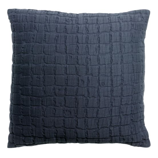 Coussin stonewash swami marine 45 x 45 cm