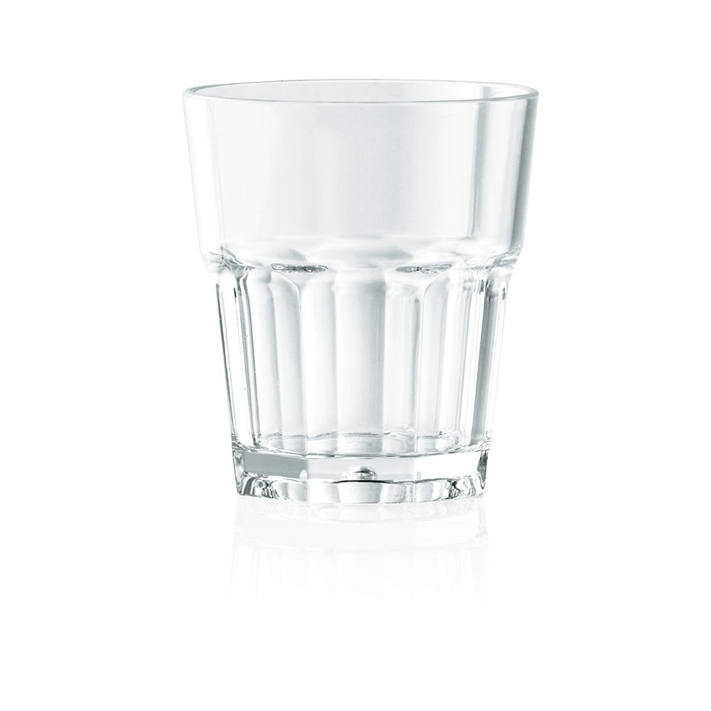 Lot de 12 verres en polycarbonate h 89 mm ø 55 mm - was germany