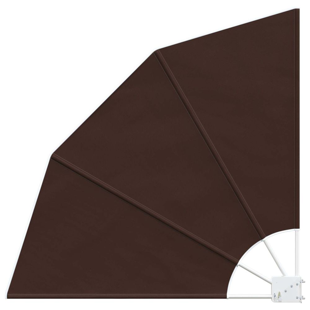 Écran de confidentialité pour balcon 160 x 160 cm polyester