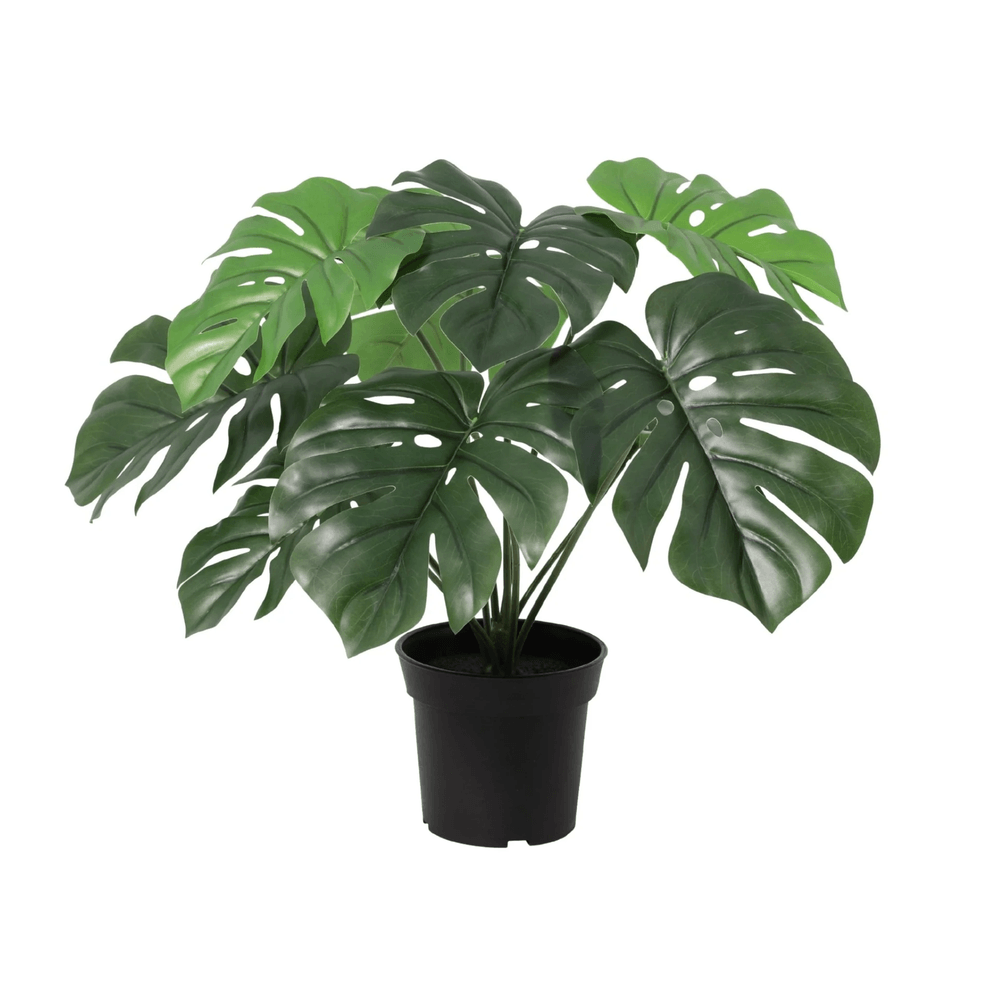 Monstera deliciosa - 45cm - ø8cm - plante artificielle
