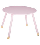 Table pour enfant en bois rose d 60 cm