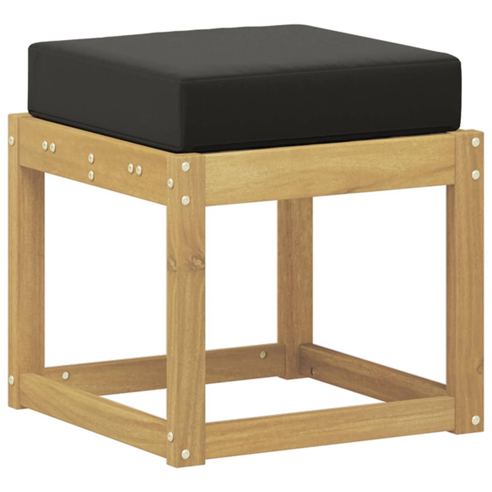 Banc de jardin bois d'acacia massif blanc