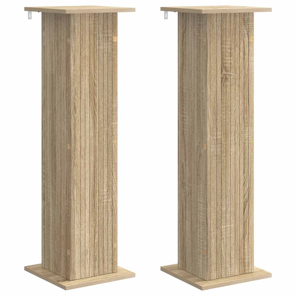 Support de plante 2 pc chêne sonoma 30,5 x 30 x 100,5 cm