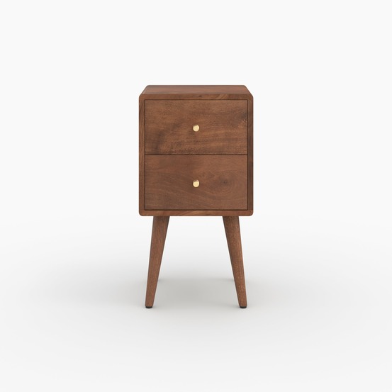 Oréa-table de chevet en bois de manguier