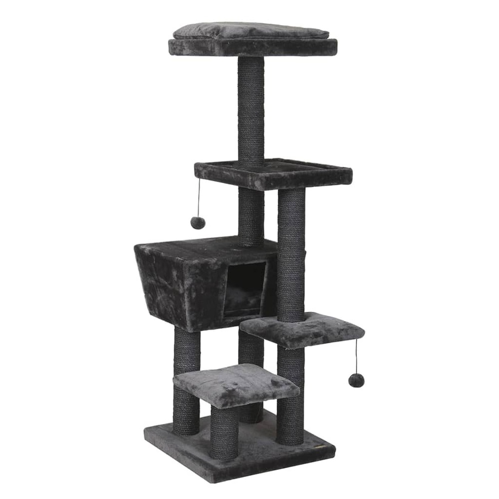 Arbre à chat north dakota 48x48x141 cm gris