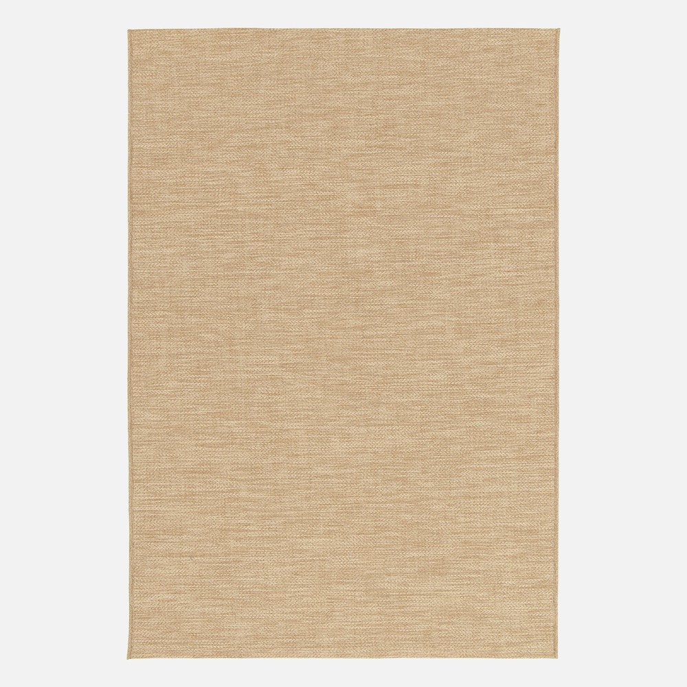 Tapis intérieur/extérieur effet jute coloris naturel, stabilisé aux uv