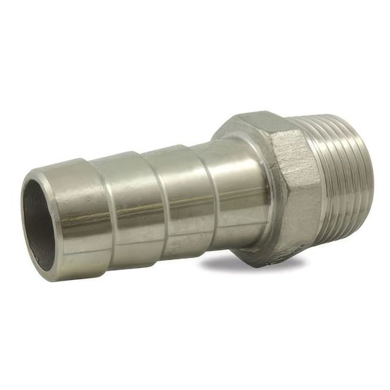 Douille cannelée male en inox 316 - ø a: 2'' | ø b: 50mm