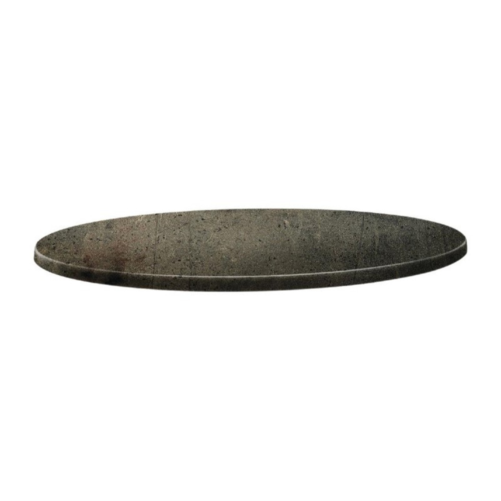 Plateau de table rond - 800 mm - line beton