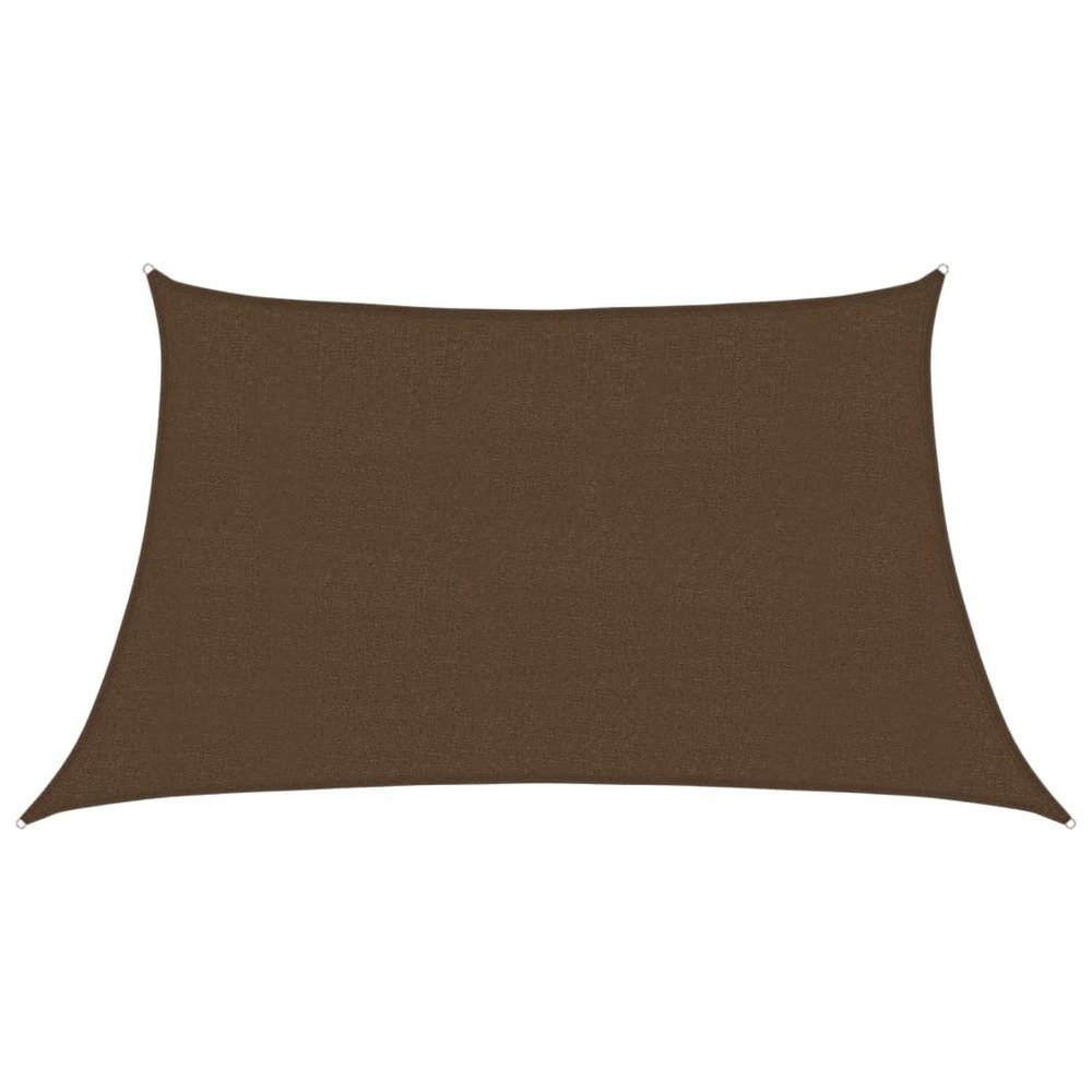 Voile d'ombrage 160 g/m² marron 3/4x2 m pehd