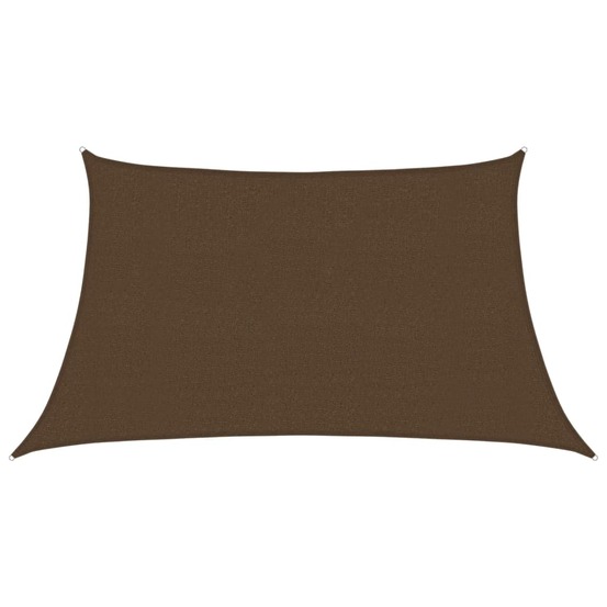 Voile d'ombrage 160 g/m² marron 3/4x2 m pehd