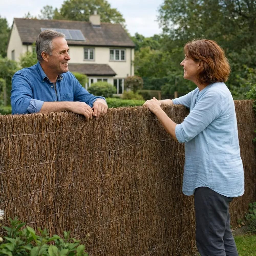Brande de bruyère naturelle largeur 3 m hauteur 1.5 m