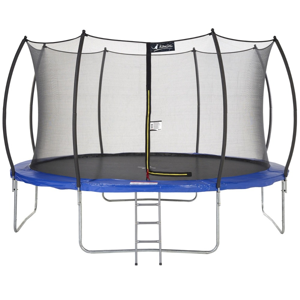 Trampoline rond ø430cm avec filet de sécurité et échelle - fpr 430