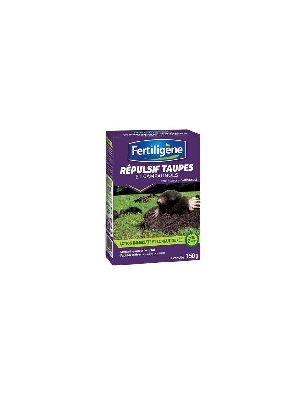 Anti taupes/campagnols granulés pae 150g /nc - fertiligene