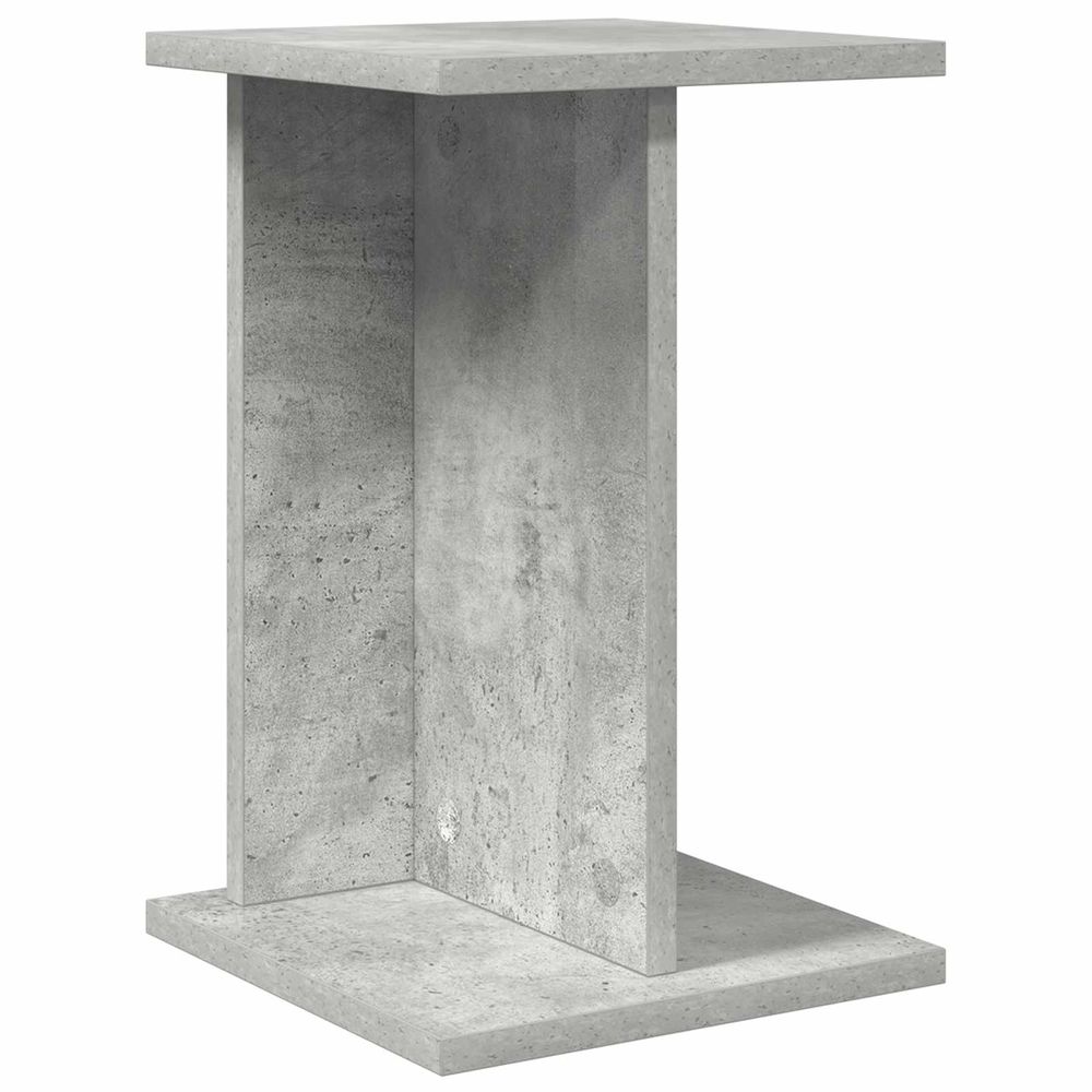 Support de plante gris béton 25 x 25,5 x 40,5 cm