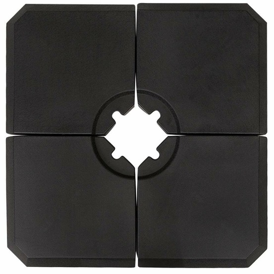 Pied de parasol lot de 4 dalles pour parasâŠ