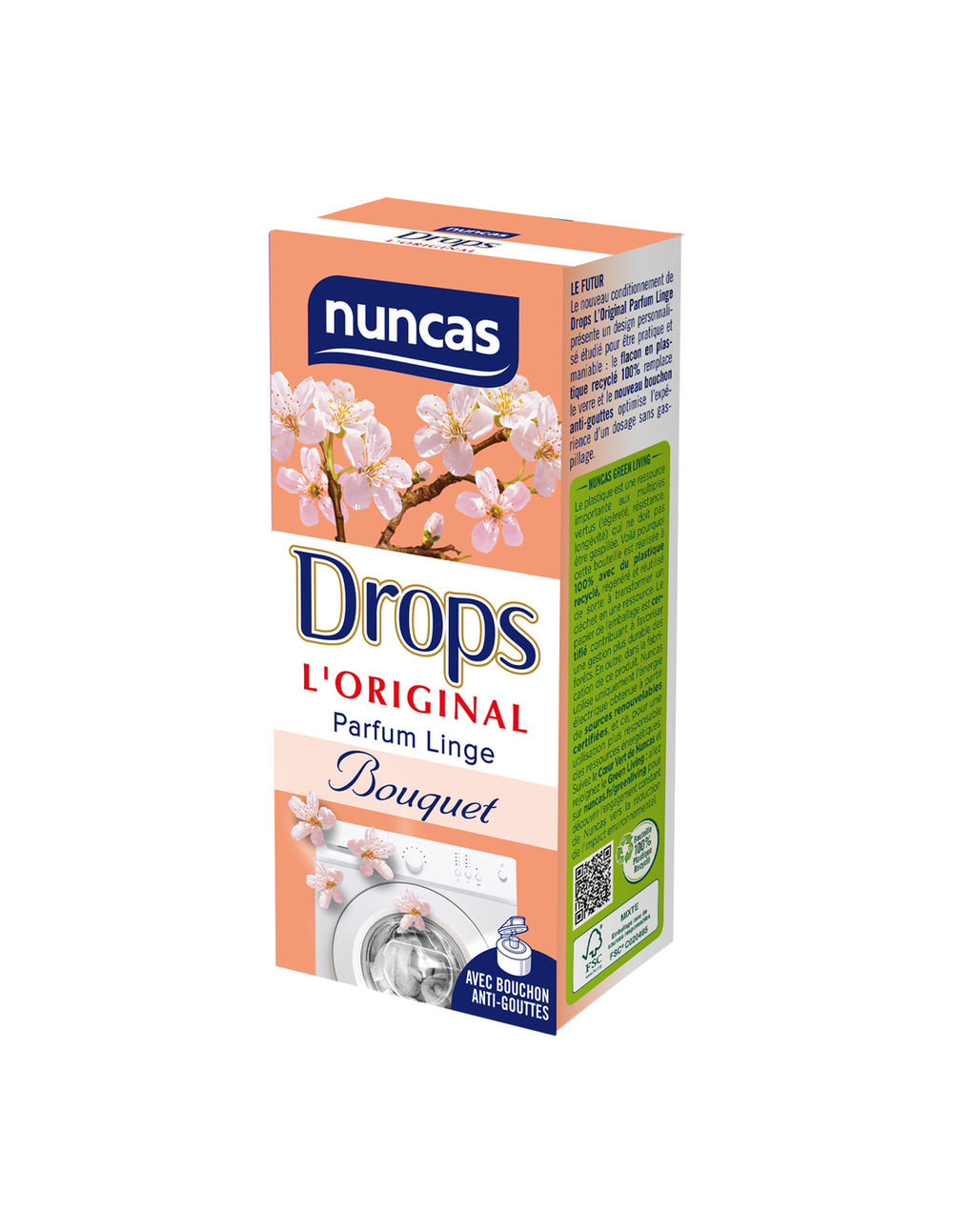 Drops parfum linge concentré bouquet 100ml - nuncas