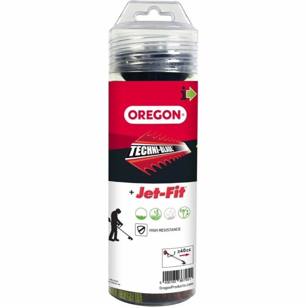 Fil débroussailleuse carré techni-blade jaune/rouge ø6.0mm + 7.0mm/26cm oregon 525242