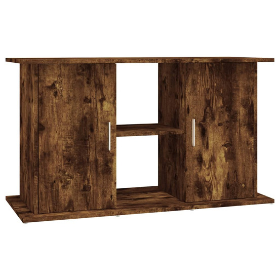 Support pour aquarium chêne fumé 101x41x58 cm bois d'ingénierie
