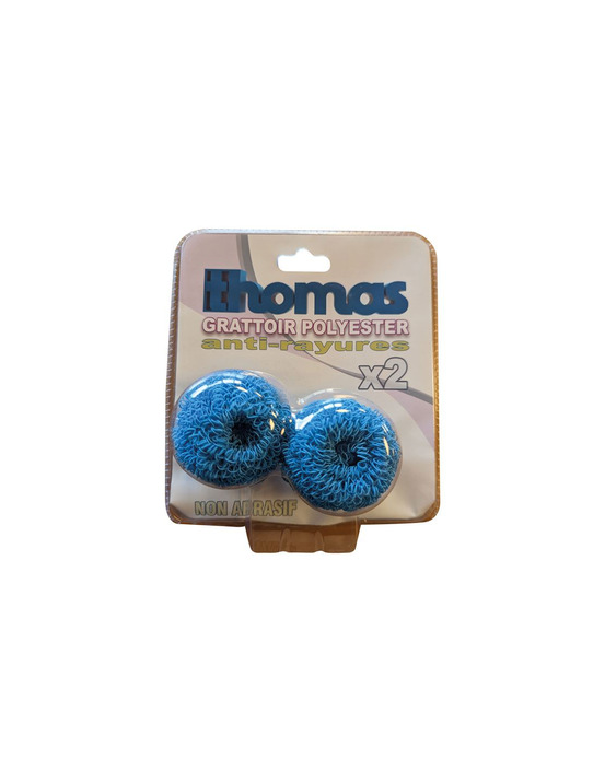 Boules grattoir vaisselle anti rayure set de 2 - thomas