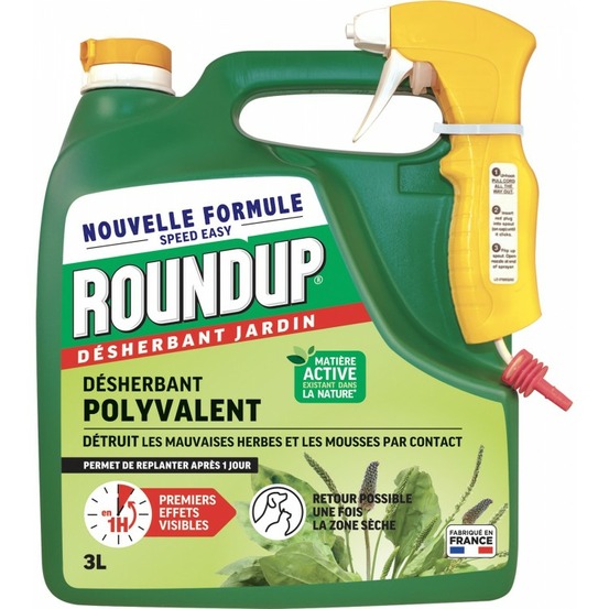 Roundup - désherbant multi 3l pulvérisateur (rpo3a)