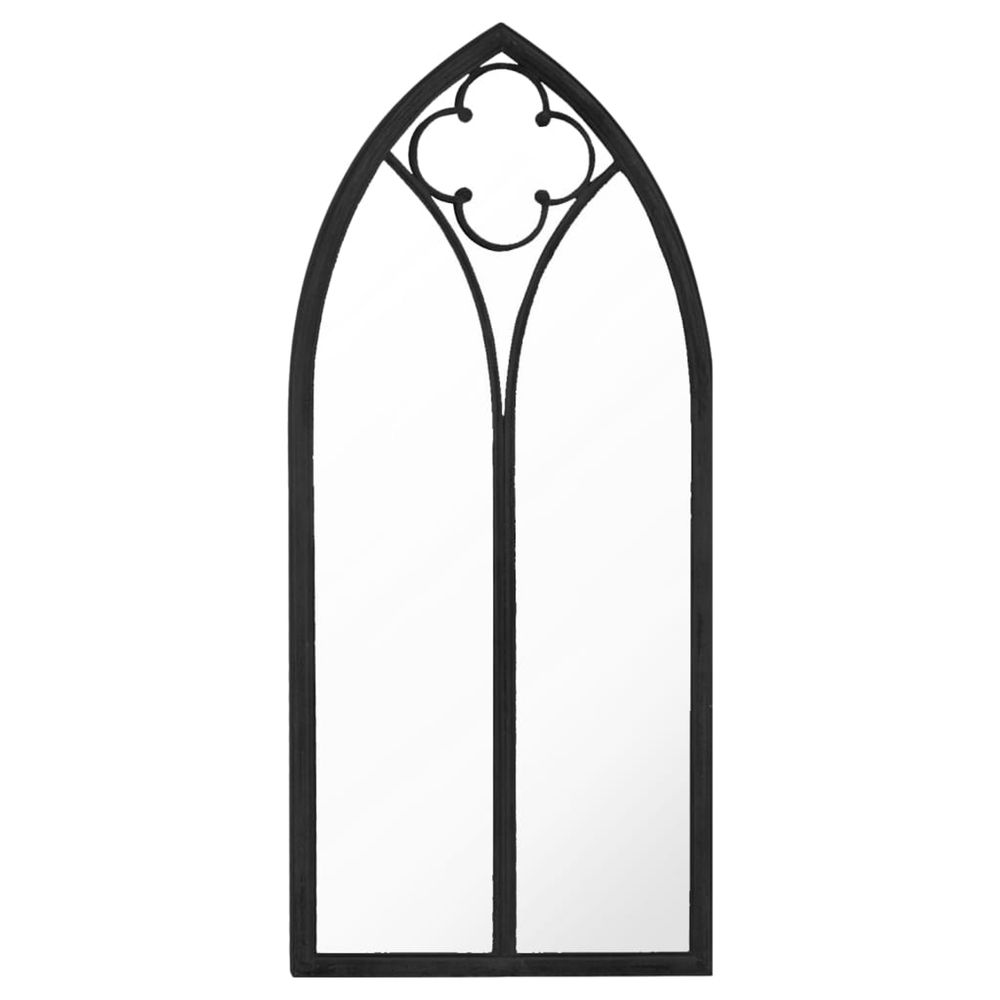 Miroir noir 70x30 cm fer pour utilisation à l'intérieur