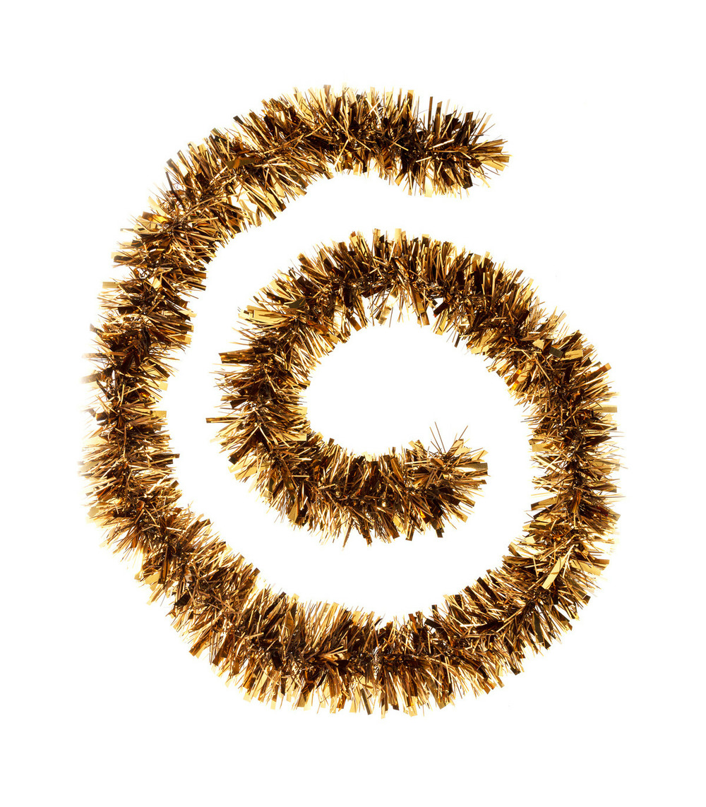 Guirlande de noël large 10 cm mixte brillant et mat longueur 2 mètres